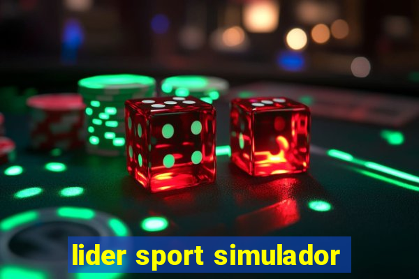 lider sport simulador